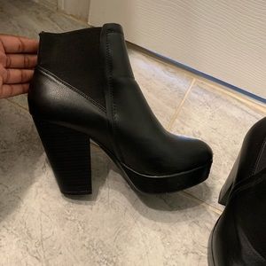 Black Heeled Booties